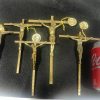 Conjunto 5 Cristos bronce