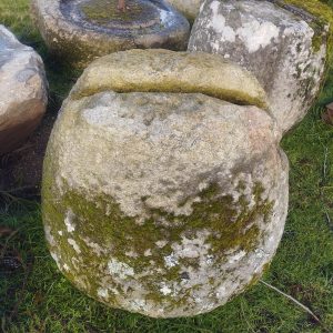 Antiguo Contrapeso de Lagar de Granito 93cm