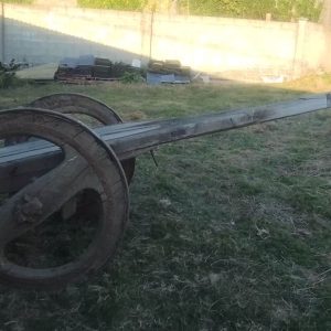 Antiguo Carro Tradicional Gallego de Madera 415cm