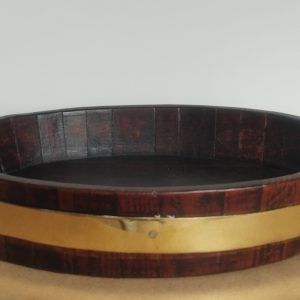 Bandeja-Centro de Mesa de Madera de Roble