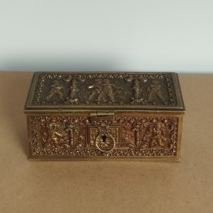 Antiguo Joyero de Bronce / Antique Bronze Jewelry Box